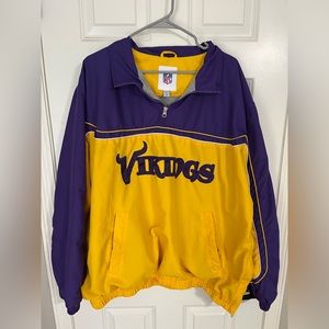 Men’s MN Vikings Quarter Zip Pullover